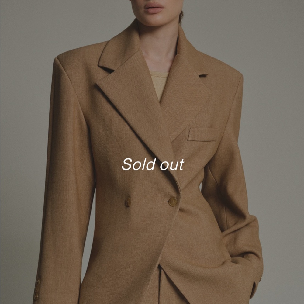 Source Unknown Double Breasted Cinched Blazer - image 3